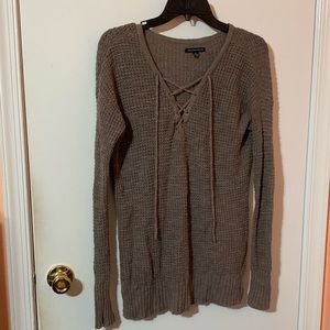 American Eagle Woven Sweater